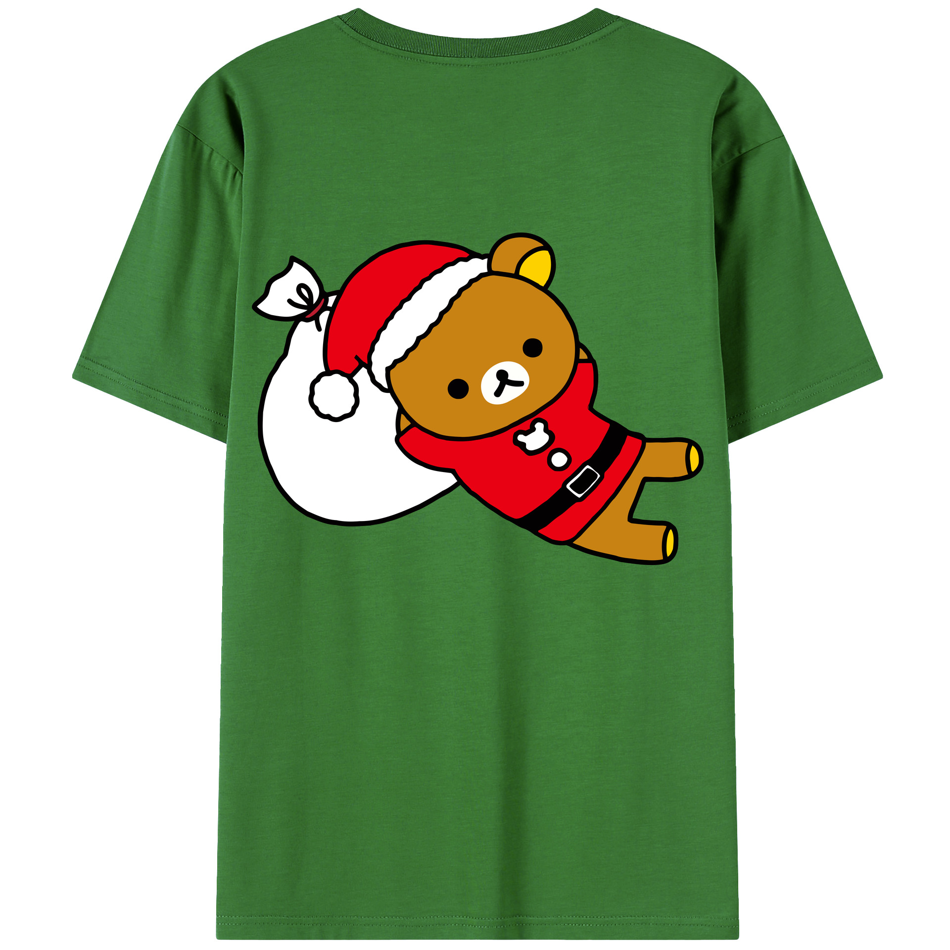 （画像用） リラックマ リラックマ キイロイトリ Rilakkuma Korilakkuma Kiiroitori レディース半袖Tシャツ(バックプリント)